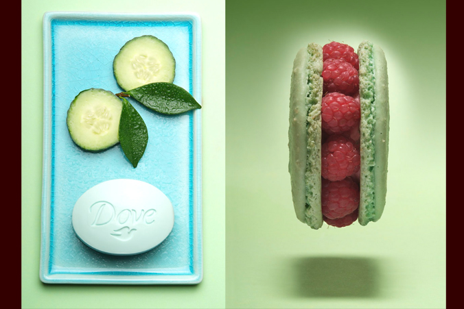 Nature morte savon Dove